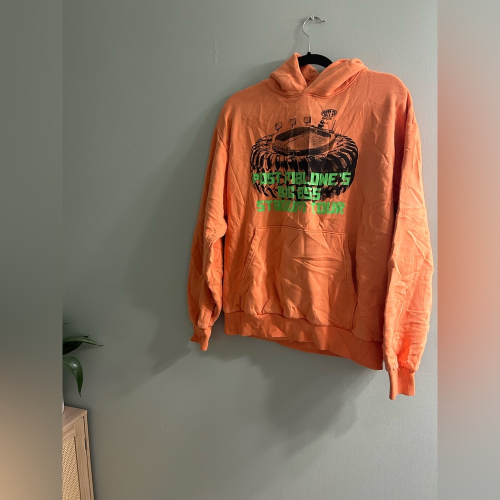 official merchandise for Post Malone's "Big Ass Stadium Tour" unisex sweater